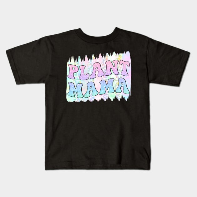 Plant Mama Kids T-Shirt by Designhoost-Ltd